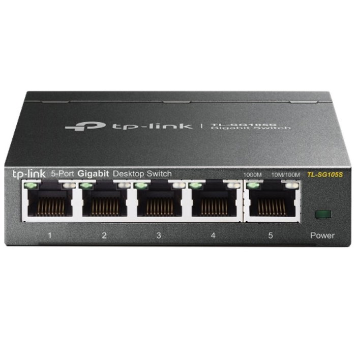TP-Link TL-SG105S Switch Gigabit de 5 Puertos Negro